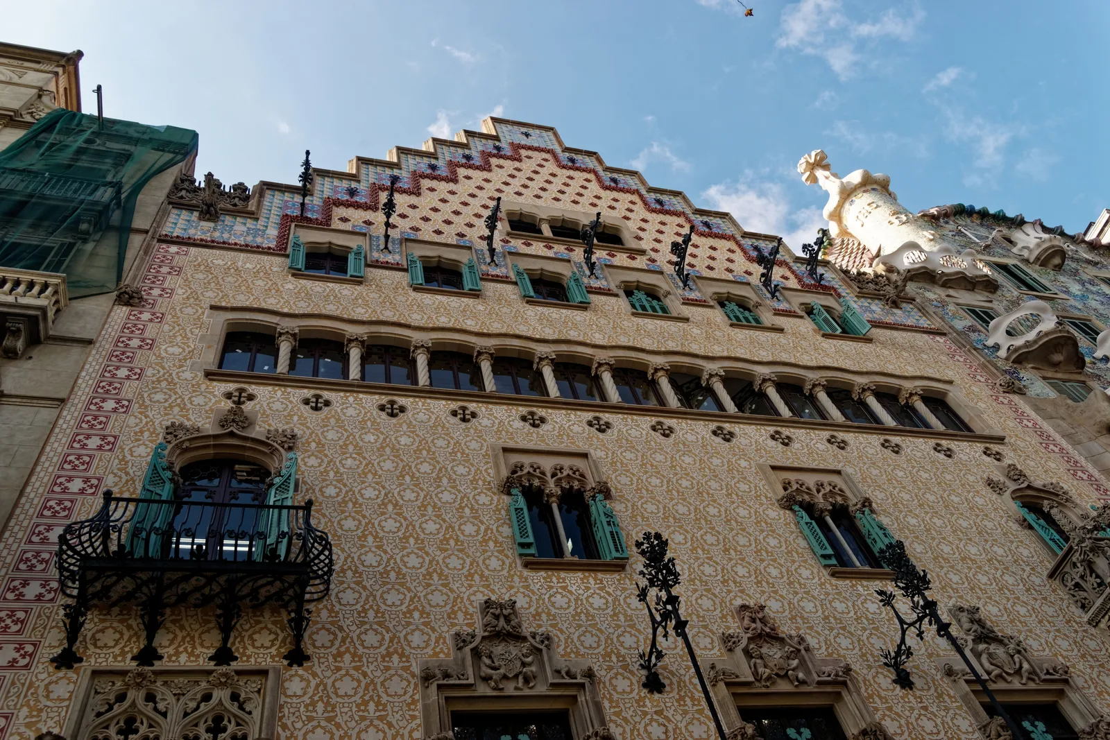 Casa Amatller and Casa Batlló, two modernist buildings on Passeig de Gràcia in Barcelona